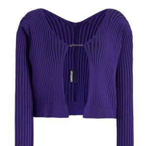 Jacquemus Pralu Knit Top 36 purple